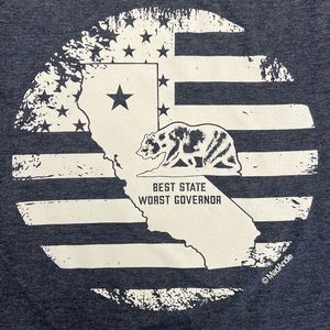 California “Best State, Worst Governor” MadAndie Original Super Soft Unisex Tee
